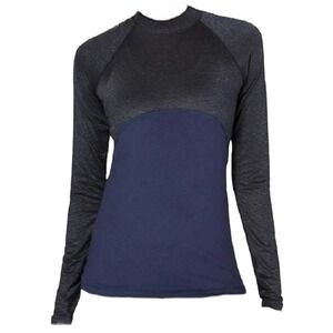 Nike Pro Dri-Fit Training Top Women Size‎ Medium Sport Glam Stretchy Navy